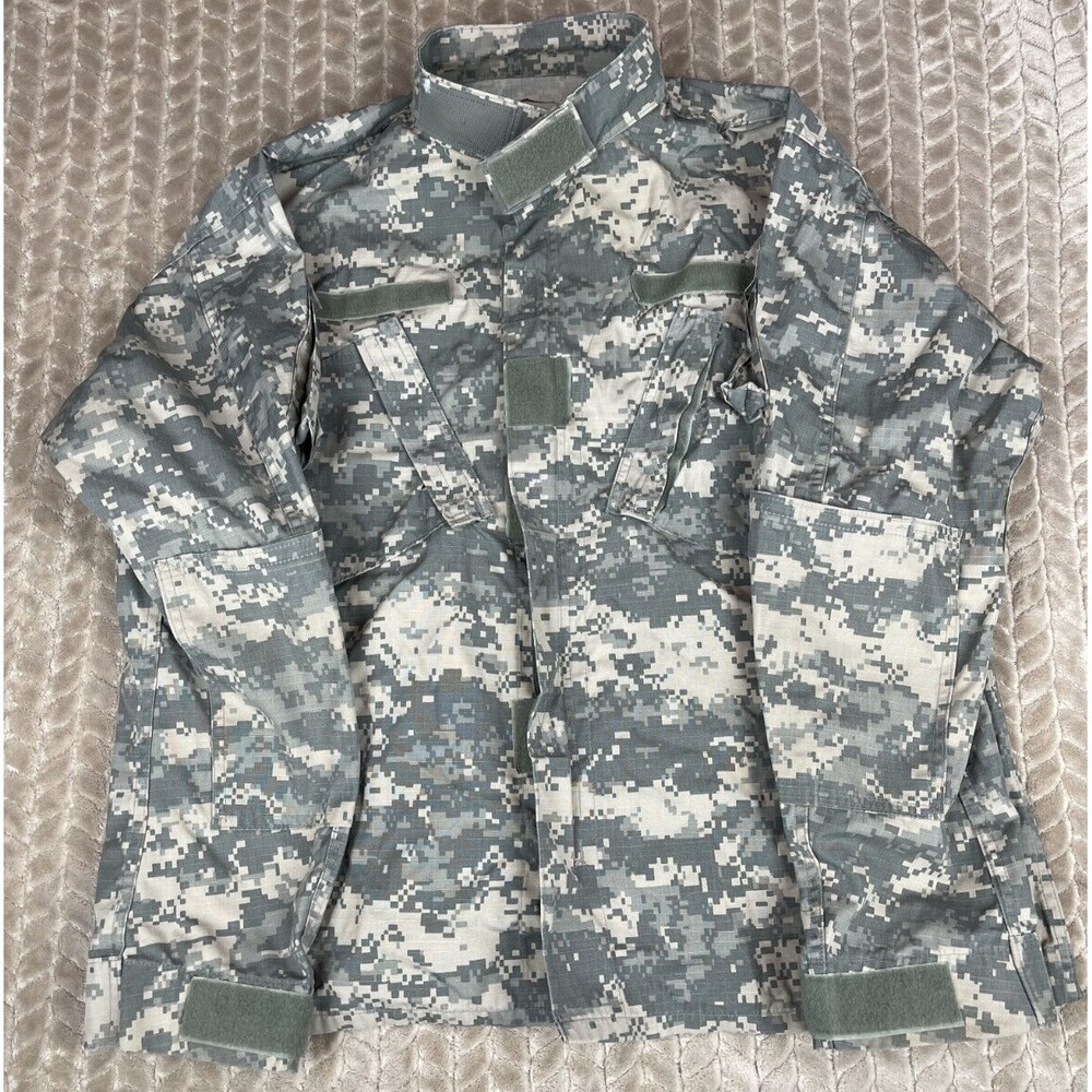 Vintage Y2K 2005 US‎ Army Coat Army Combat Uniform Jacket Large Regular Digital